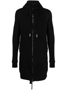 Boris Bidjan Saberi куртка Hybrid Zipper 3.1 с капюшоном, черный