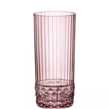 Bormioli Rocco America 20s Purple Long Drink, 490мл, стакан, фиолетовый, 6 шт