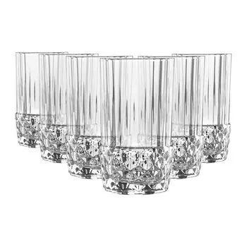 Bormioli Rocco America 20s Shot Glass — винтажные стаканы для ликера в стиле ар-деко — 80 мл — прозрачные — упаковка из 12 шт