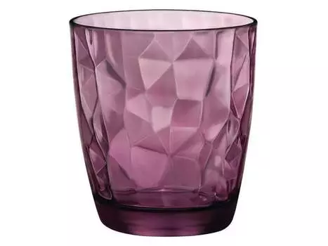 Bormioli Rocco Diamond стакан, стакан для питья, 305 мл, стекло, фиолетовый, 6 шт. в упаковке
