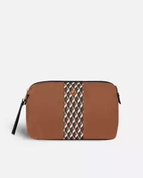 Born большая коричневая женская косметичка на молнии Lonbali