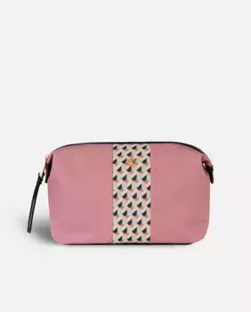 Born большая розовая женская косметичка на молнии Lonbali, цвет Nude