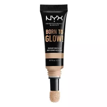 Born To Glow Radiant Concealer средней степени покрытия Alabaster 02, Nyx Professional Makeup