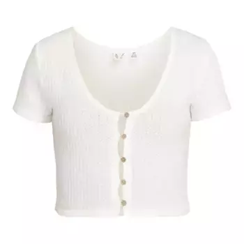 Born With It Женский топ Roxy, белый