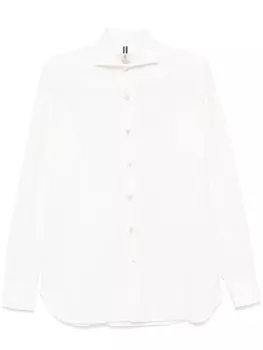 Borrelli рубашка с эффектом потертости, белый