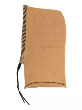 Borsalino балаклава на шнурке, нейтральный цвет