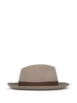 Borsalino фетровая шляпа-федора, нейтральный цвет