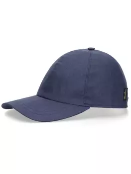 Borsalino льняная бейсболка Hiker, синий