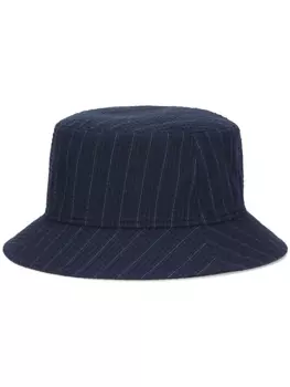 Borsalino полосатая шляпа-ведро Mistero, синий