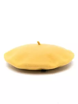 Borsalino шерстяной берет, желтый