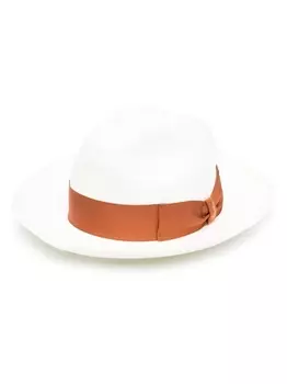 Borsalino соломенная шляпа Panama Amedeo, белый
