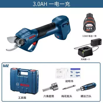 Ножницы электрические Bosch + аккумулятор 3.0Ah, зарядное устройство