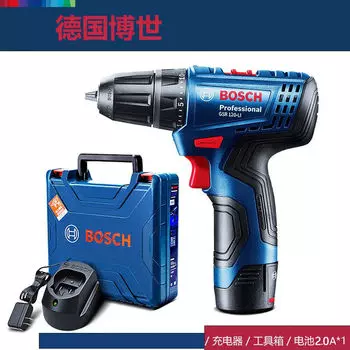 Bosch Аккумуляторная электрическая дрель Бытовая электрическая дрель Литиевый электрический фонарик Поворотный доктор Электрическая отвертка Инструмент Электрическая дрель Пистолетная дрель