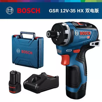 Дрель электрическая Bosch GSR 12V-35 HX + аккумулятор, зарядное устройство, кейс