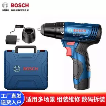 Дрель пистолетная Bosch GSR 120-Li + зарядное устройство, кейс