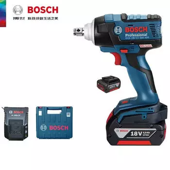 Гайковерт Bosch GDS18V-400 + аккумулятор, зарядное устройство, кейс