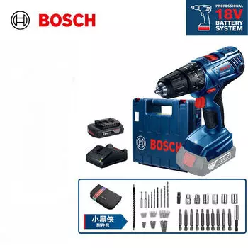 Bosch Беспроводная ударная дрель с литиевой батареей 18 В Ручная электрическая дрель Аппаратное обеспечение Электроинструмент Сверлальная отвертка