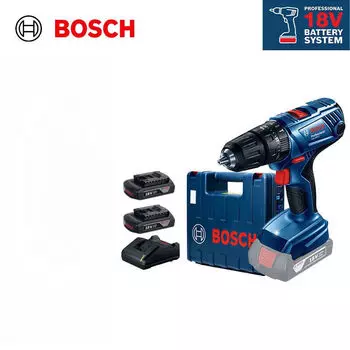 Bosch Беспроводная ударная дрель с литиевой батареей 18 В Ручная электрическая дрель Аппаратное обеспечение Электроинструмент Сверлальная отвертка