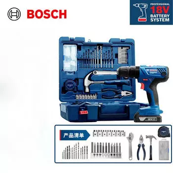 Bosch Беспроводная ударная дрель с литиевой батареей 18 В Ручная электрическая дрель Аппаратное обеспечение Электроинструмент Сверлальная отвертка