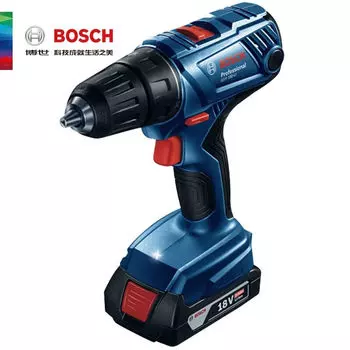 Bosch Бытовая аккумуляторная дрель-пистолет, литиевая электрическая ручная дрель 18 В, набор инструментов GSR180-LI