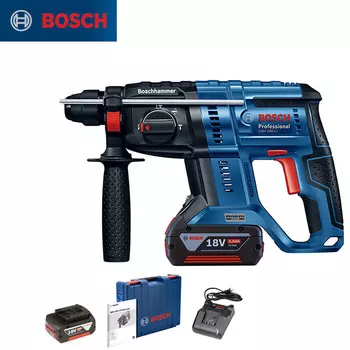 Перфоратор Bosch GBH180-Li с двумя батареями 5.0Ah
