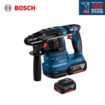 Bosch GBH 185-LI, литиевая батарея, 18 В, бесщеточный электрический молоток, перезаряжаемая многофункциональная электродрель, ударная дрель, аккумулятор 5,0 Ач *2