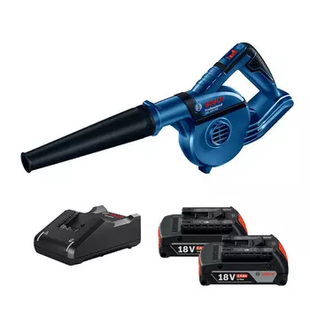 Bosch GBL 18V-120 литиевая батарея 18В фен две батареи и одно зарядное устройство 18В/2,0Ач