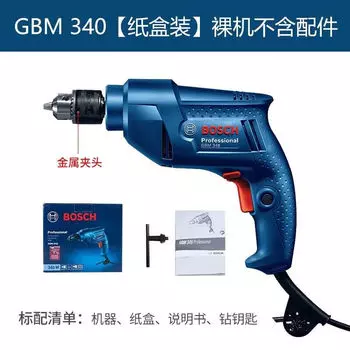 Дрель электрическая Bosch GBM 340, 340W