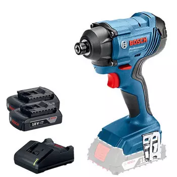 Гайковерт Bosch GDR-180-Li + два аккумулятора, зарядное устройство