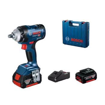 Bosch GDS18V-EC300ABR перезаряжаемый ударный отвертка/гаечный ключ с литиевой батареей, обновленная версия GDS18V-400