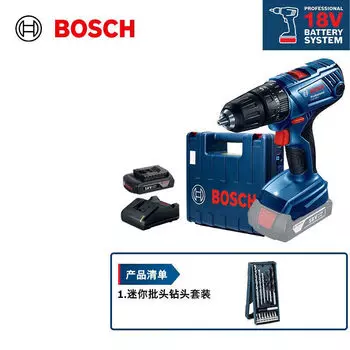 Ударная дрель Bosch GSB180-Li + насадки