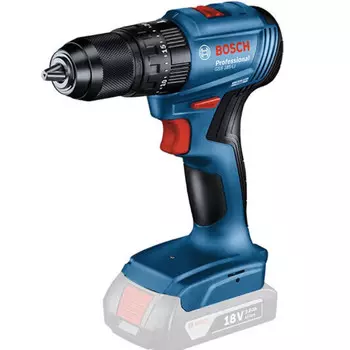Bosch GSB185-LI, перезаряжаемая ударная дрель с литиевой батареей, дрель из хрустальной стали, электрическая отвертка, 18 В, голый металл, зарядное устройство в комплект не входит.