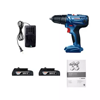 Дрель Bosch GSR-180-Li + два аккумулятора, зарядное устройство