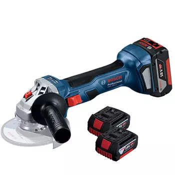 Угловая шлифовальная машина Bosch GWS180-Li + два аккумулятор 4.0Ah