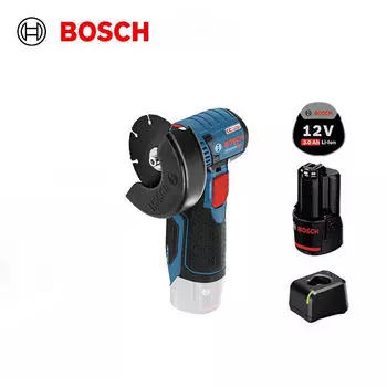 Угловая шлифовальная машина Bosch GWS 12V-76 + аккумулятор, зарядное устройство