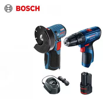 Угловая шлифовальная машина Bosch GWS 12V-76 + Дрель GSR 120-Li