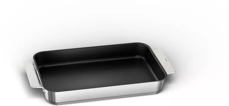 Bosch HEZ9FF010, противень, 353 мм, с антипригарным покрытием, нержавеющая сталь