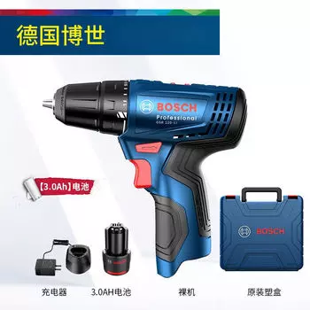 Bosch Электрическая дрель Бытовая аккумуляторная ручная дрель GSR120-Li Электрическая отвертка 12 В Фонарик