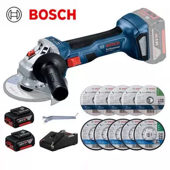 Bosch литиевая электрическая отрезная машина, угловая шлифовальная машина, долбежная машина с бесщеточной ручкой, шлифовальный станок, электроинструмент