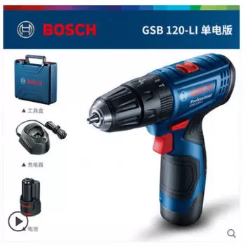 Bosch литиевая электрическая ручная дрель 120 бытовая электрическая отвертка электрические ручные инструменты комбинация из 108 предметов