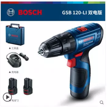 Bosch литиевая электрическая ручная дрель 120 бытовая электрическая отвертка электрические ручные инструменты комбинация из 108 предметов