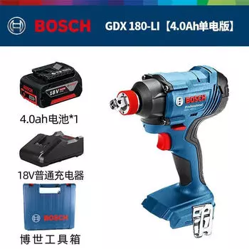 Дрель ручная Bosch GSX 180-Li + аккумулятор 18V/4.0Ah, зарядное устройство, кейс