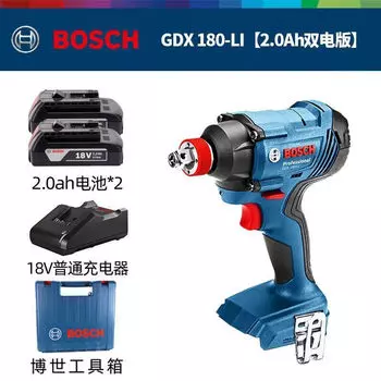 Дрель ручная Bosch GSX 180-Li + два аккумулятора 18V/4.0Ah, зарядное устройство, кейс