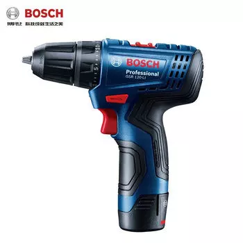 Bosch литий-ионная аккумуляторная дрель, бытовая электрическая дрель, электрическая отвертка GSR120-LI, профессиональный электроинструмент