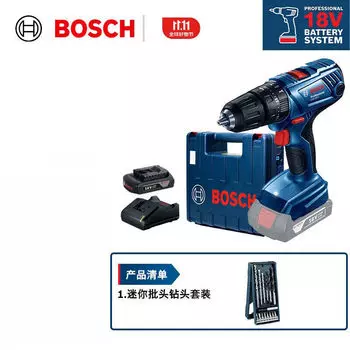 Bosch мощная литиевая аккумуляторная ударная дрель, ручная дрель, электроинструмент, отвертка