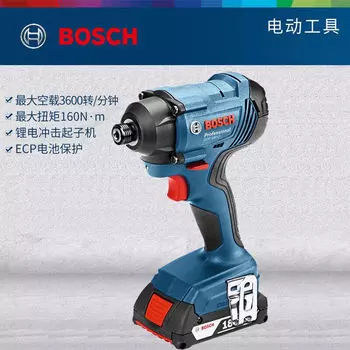 Bosch Мощная литиевая батарея 18 В, ударная отвертка, перезаряжаемая электрическая отвертка промышленного класса
