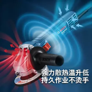 Bosch мощная угловая шлифовальная машина для резки и полировки, электрическая ручная небольшая многофункциональная шлифовальная машина