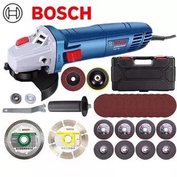 Bosch отрезной станок, шлифовальный станок, ручной шлифовальный круг, угловая шлифовальная машина, набор электроинструментов