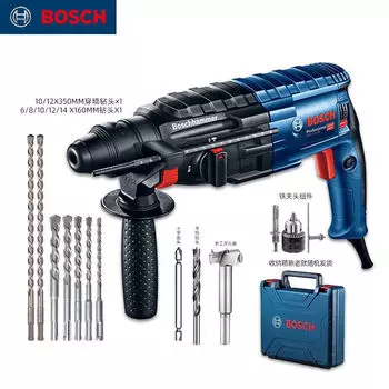 Bosch профессиональный электрический молоток промышленного класса, электрический кирка, многофункциональная ударная дрель, многофункциональная электродрель по бетону