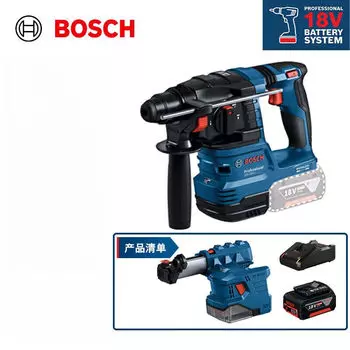 Перфоратор вакуумный Bosch GBH185-Li + аккумулятор, зарядное устройство, пылесборник